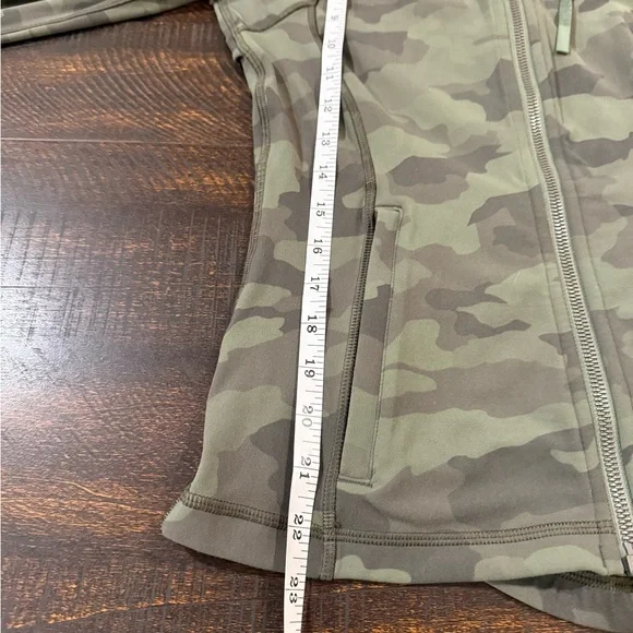 Lululemon Hooded Define Jacket Nulu Heritage 365 Camo Green Twill 6 - Picture 11 of 12